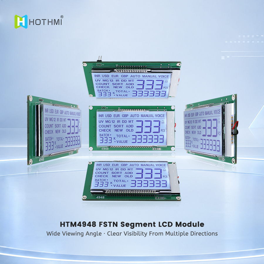 Custom LCD Display FSTN Transmissive Positive Segment Screen